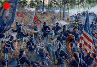 The Four-gun battery, Resaca, May 15 1864