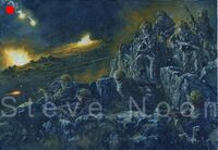 Battle for Tumbledown Mountain. 13/14 June 1982