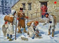 Winter scout training, Quebec city, 1759-60