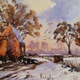 Cottage in the Snow