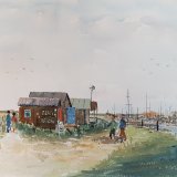 Old Fishing Huts at Walberswick