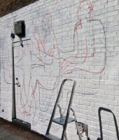 Tuesday 23 08 16 Work in progress/Drawn by Steve Russell