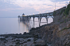Pier by Lamplight