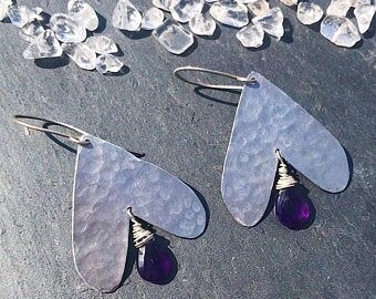 Amethyst earrings