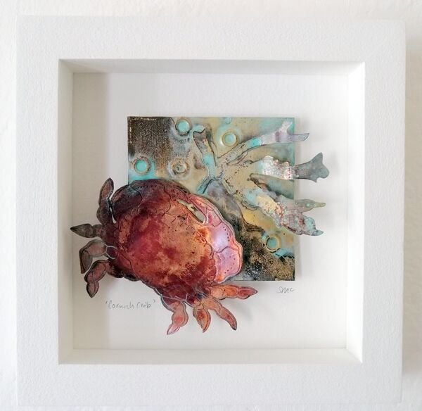 Cornish Crab Framed Metalwork