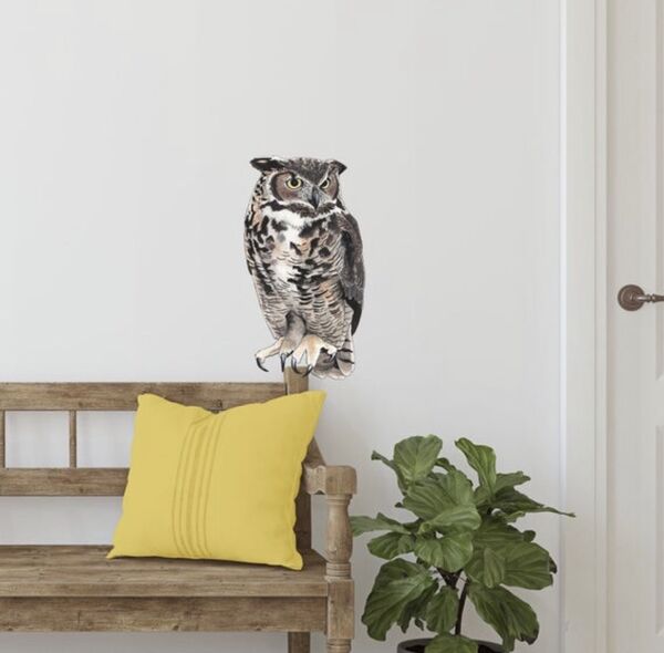 Great Horned Owl Wall Sticker