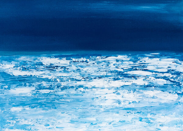 7- Dark skies over the sea