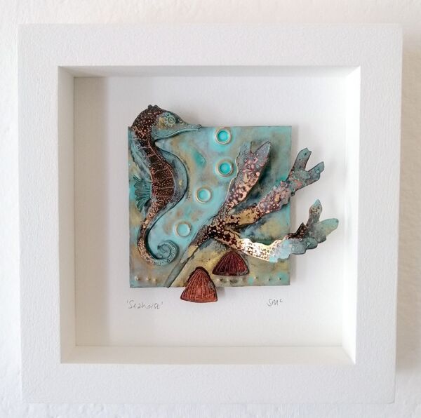 Seahorse Framed Metalwork
