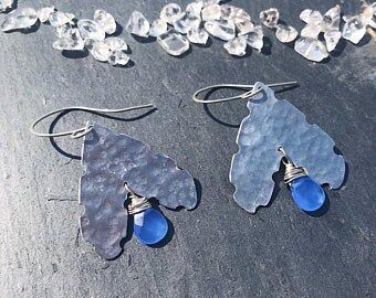 Iolite earrings