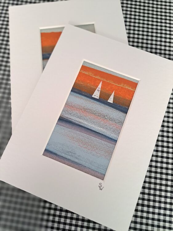 TANGERINE SKY II £30, ARTIST