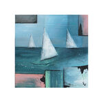 three white boats