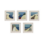 I.O.W FRAMED PAINTINGS (SET) £395