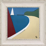 RED SAIL AT PRIORY BAY £95 (ARTIST)
