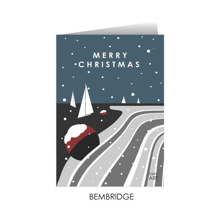 3 X BEMBRIDGE XMAS CARDS