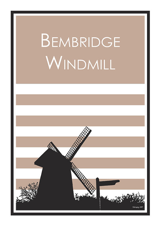 bembridge windmill (pink)