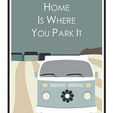 CAMPER VAN (BLUE)