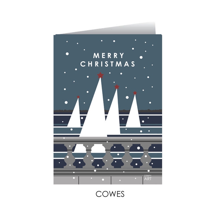 3 X COWES XMAS CARDS