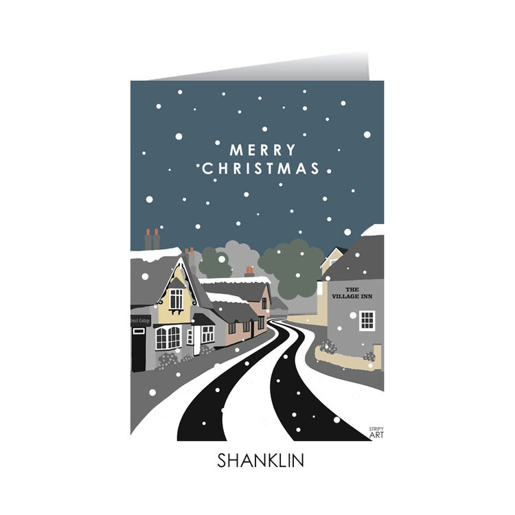 3 X SHANKLIN XMAS CARDS