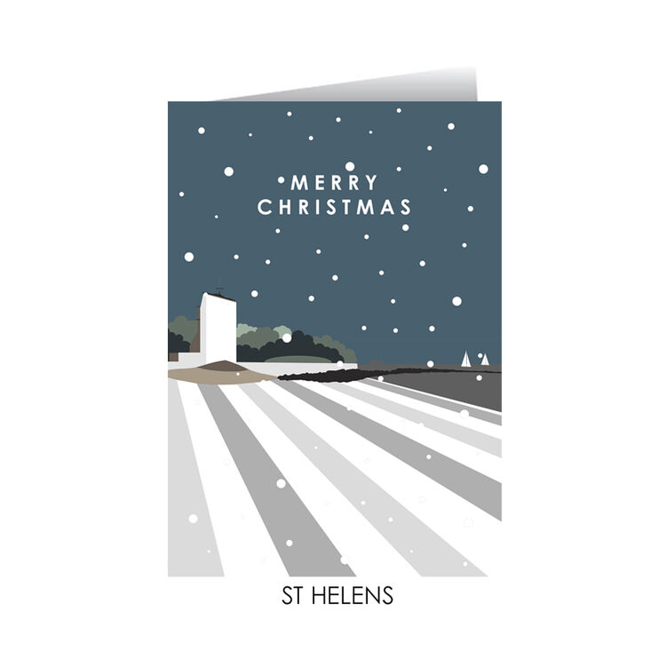 3 X ST HELENS XMAS CARDS
