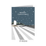 3 X ST HELENS XMAS CARDS