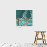 down to appley tower, £275, artist