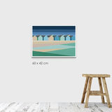 HUTS AT MUDEFORD £125 (ARTIST)