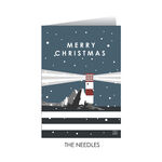 3 X THE NEEDLES XMAS CARDS