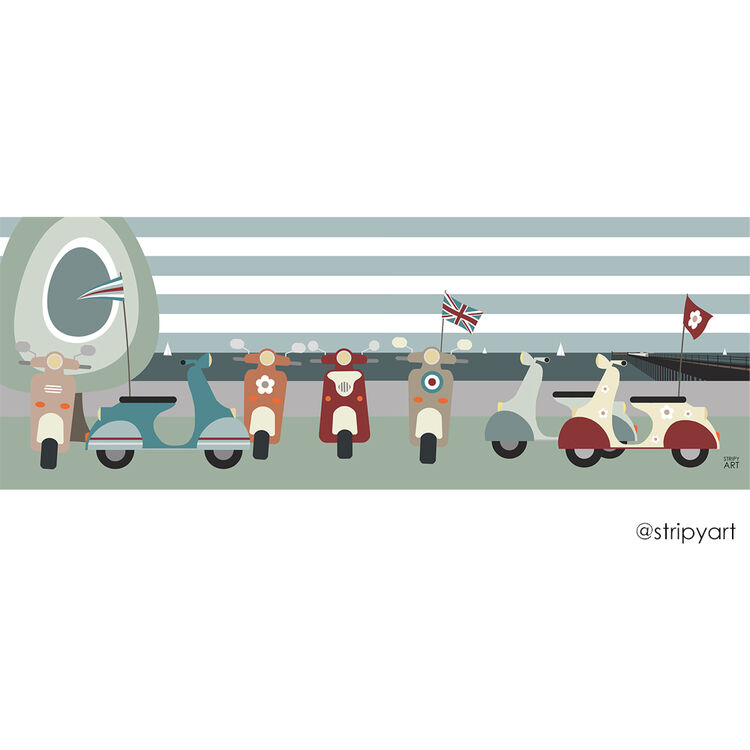 SCOOTERS ON THE GREEN