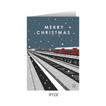 3 X RYDE TRAIN XMAS CARDS