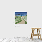 STRIPY HUTS AT THE DUVER £395, ARTIST