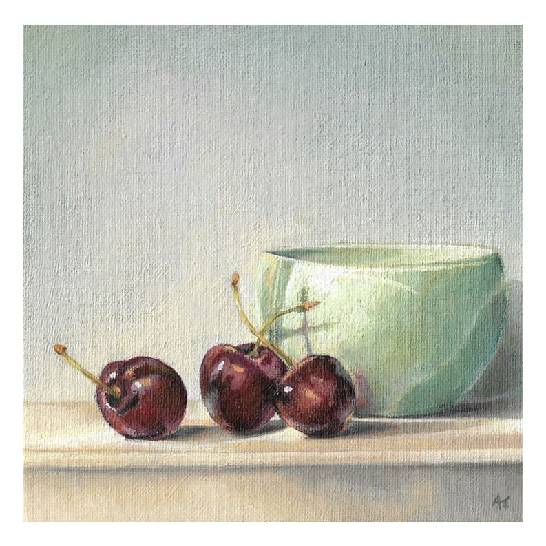 CHERRIES AND DENBY BOWL