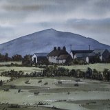 Farm below Mynydd Anelog