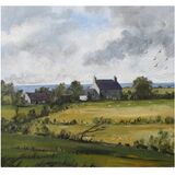 Hendrefor -A farm on the Llyn Peninsula (oil) (Sold)