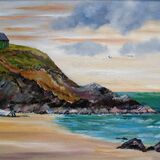 Porth y Cychod. Oil