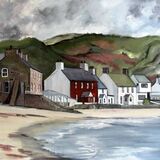 The Ty Coch Inn, A Winter View. Oil (Sold) The Ty Coch Inn, A Winter View. Oil painting