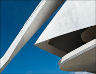 Concrete shell structure of the Opera House