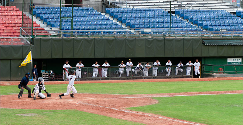Waiting to bat