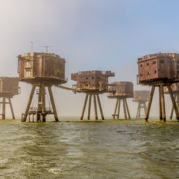 Through the Mist - Red Sands Fort