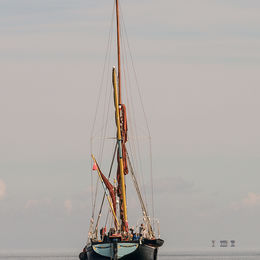 Grea heading for the Red sands Fort, Whitstable