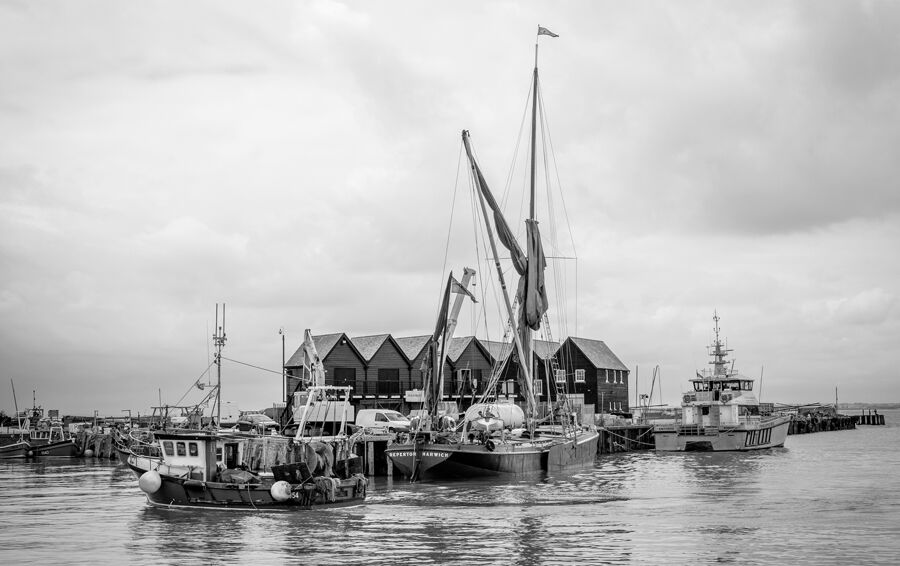 Repetorin the Harbour, Whitstable [mono]