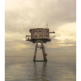 A tower at sundown - Red Sands