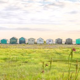 Sunrise and the Seasalter Huts II