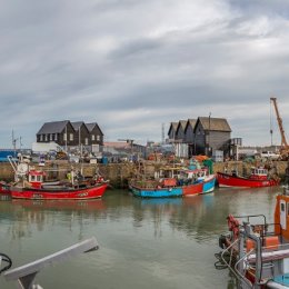 Whitstable Harbour panoramic