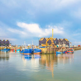 Summer harbour, Whitstable