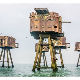 The Bofors Tower, Red Sands Fort.