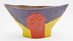 Plant Dreamer - Earth Fire - Earthenware slipcast planter by ceramicist Susan Czopor.