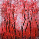 Light at the end of the Tunnel canvas 80 x 80 cms
