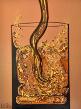 Cola 34 x 44cms on copper