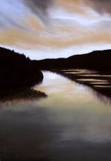 Light on the Loch pastel on paper