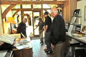 Visitors to my open studio